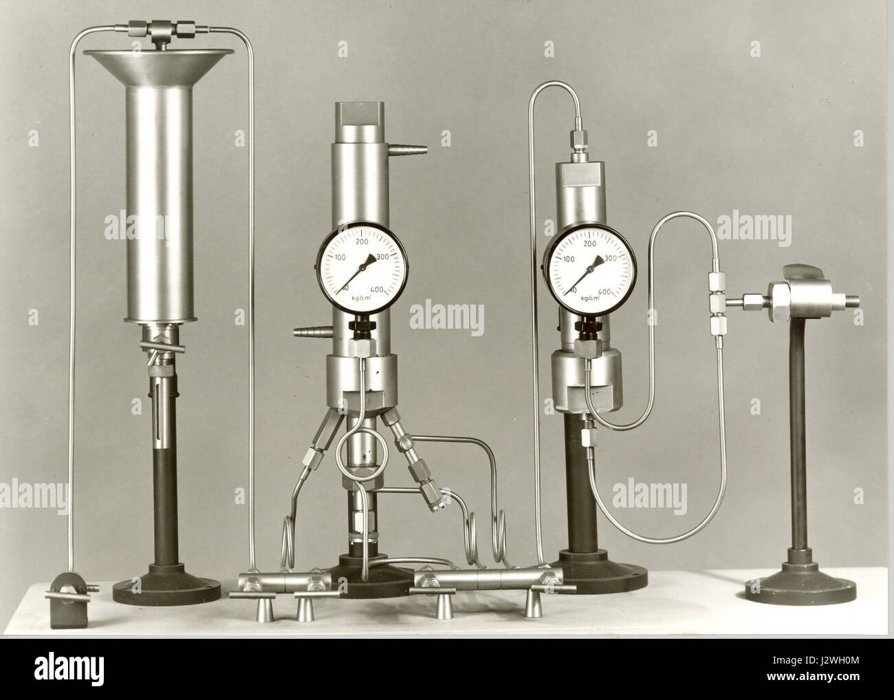 1911 Nachbau der Versuchsanordnung Fritz Habers Zur Ammoniaksynthese Stockfoto