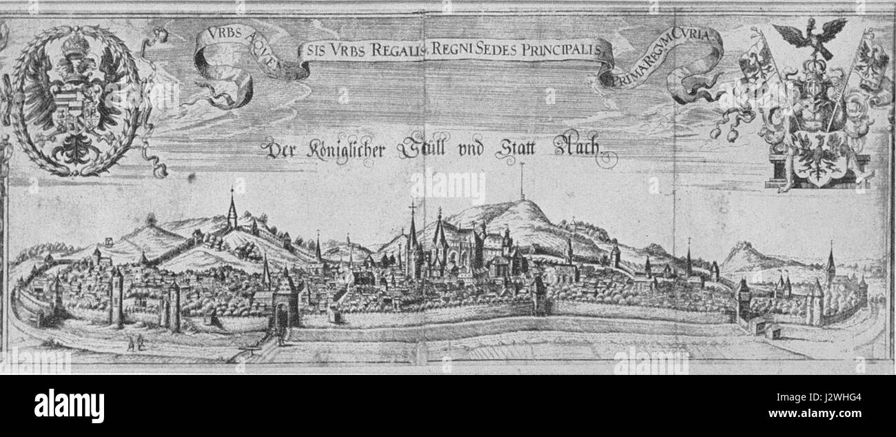 AachenStich Stockfoto