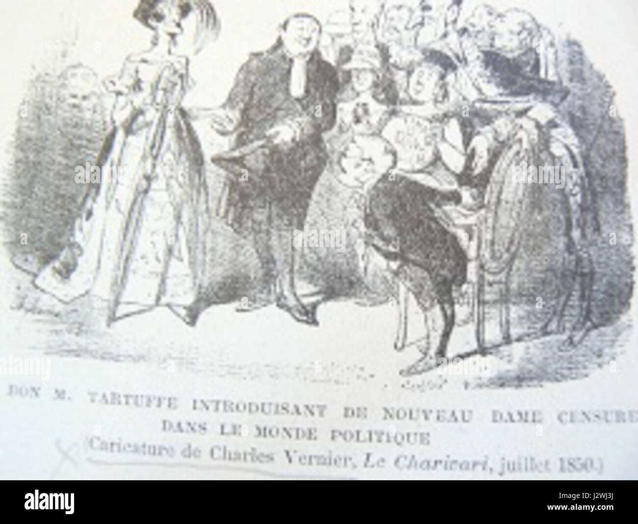 Mißtrauensantrag De La presse Stockfoto