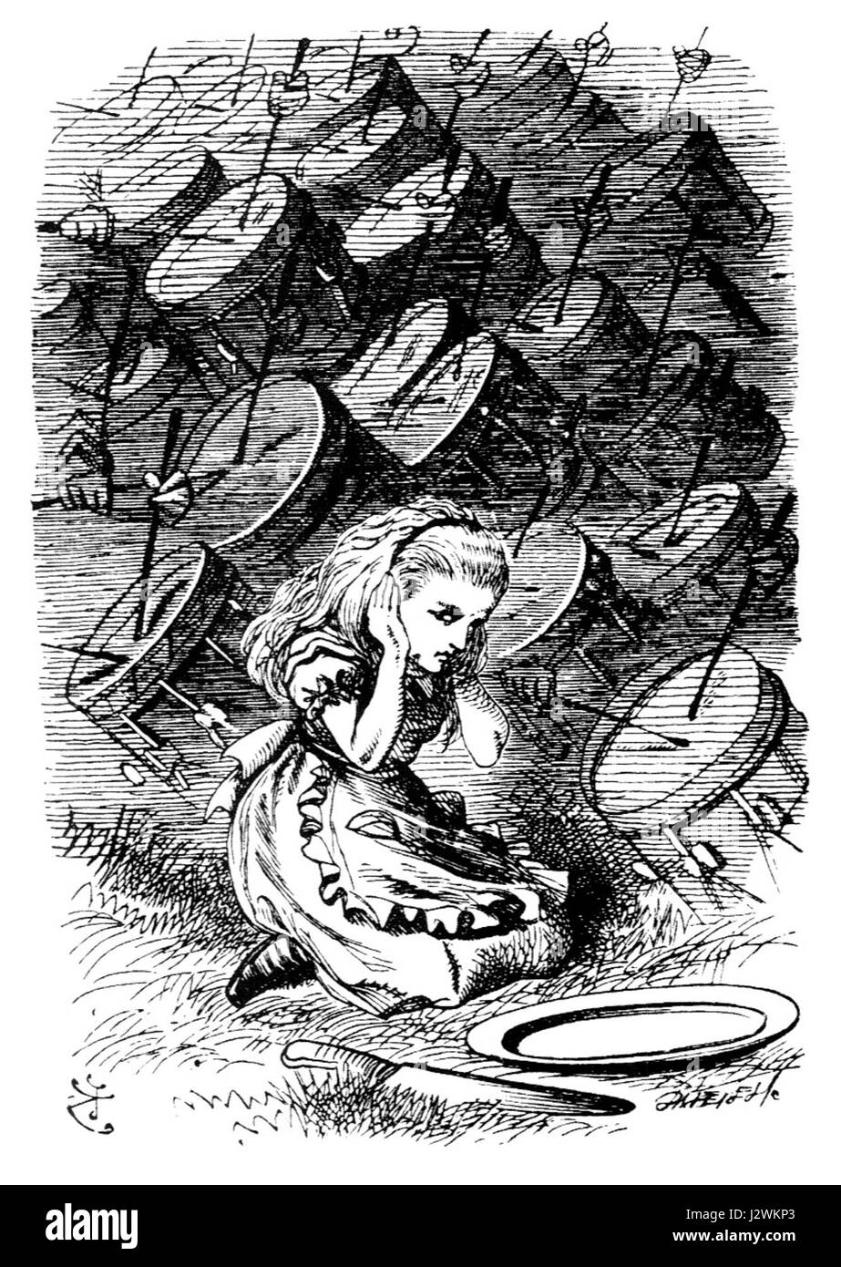 Alice-Aufruhr Stockfoto