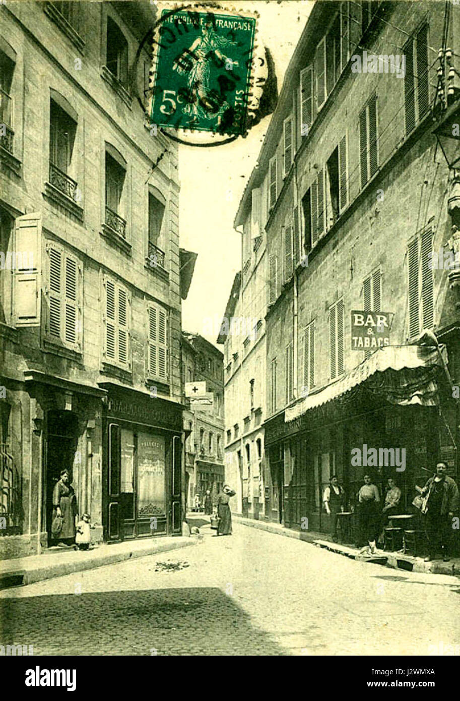 Avignon rue du Tor Peint Stockfoto