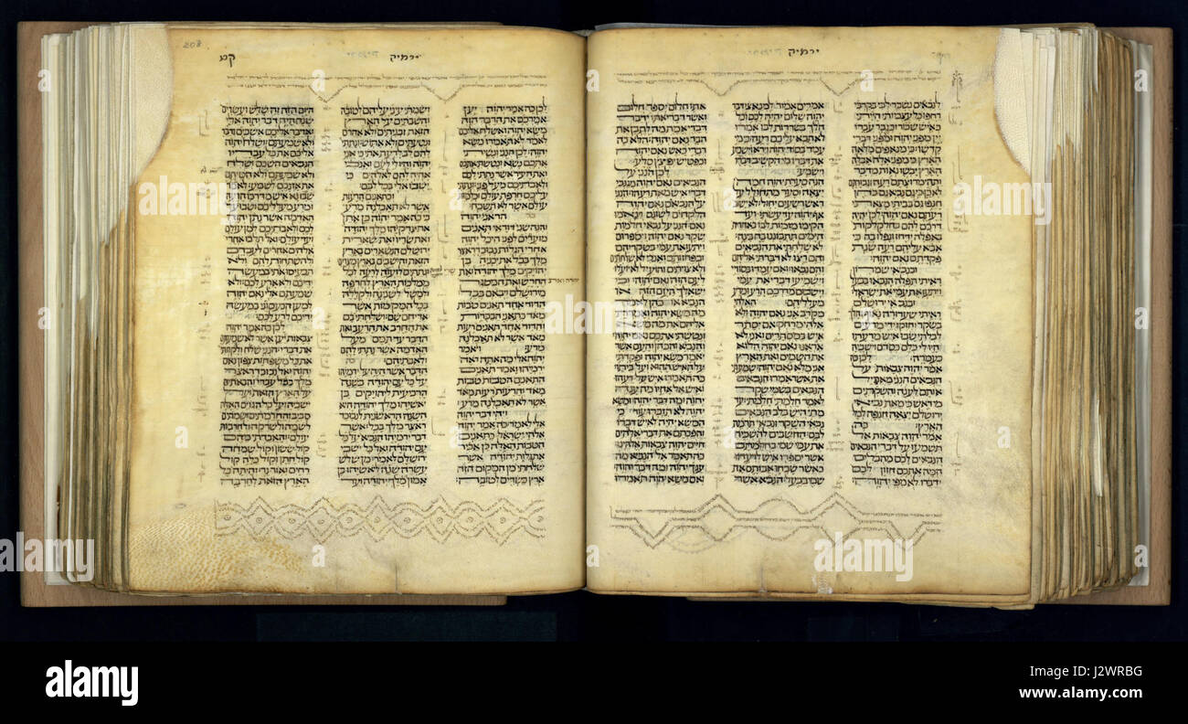 Bibel von 1300 (209) Stockfoto