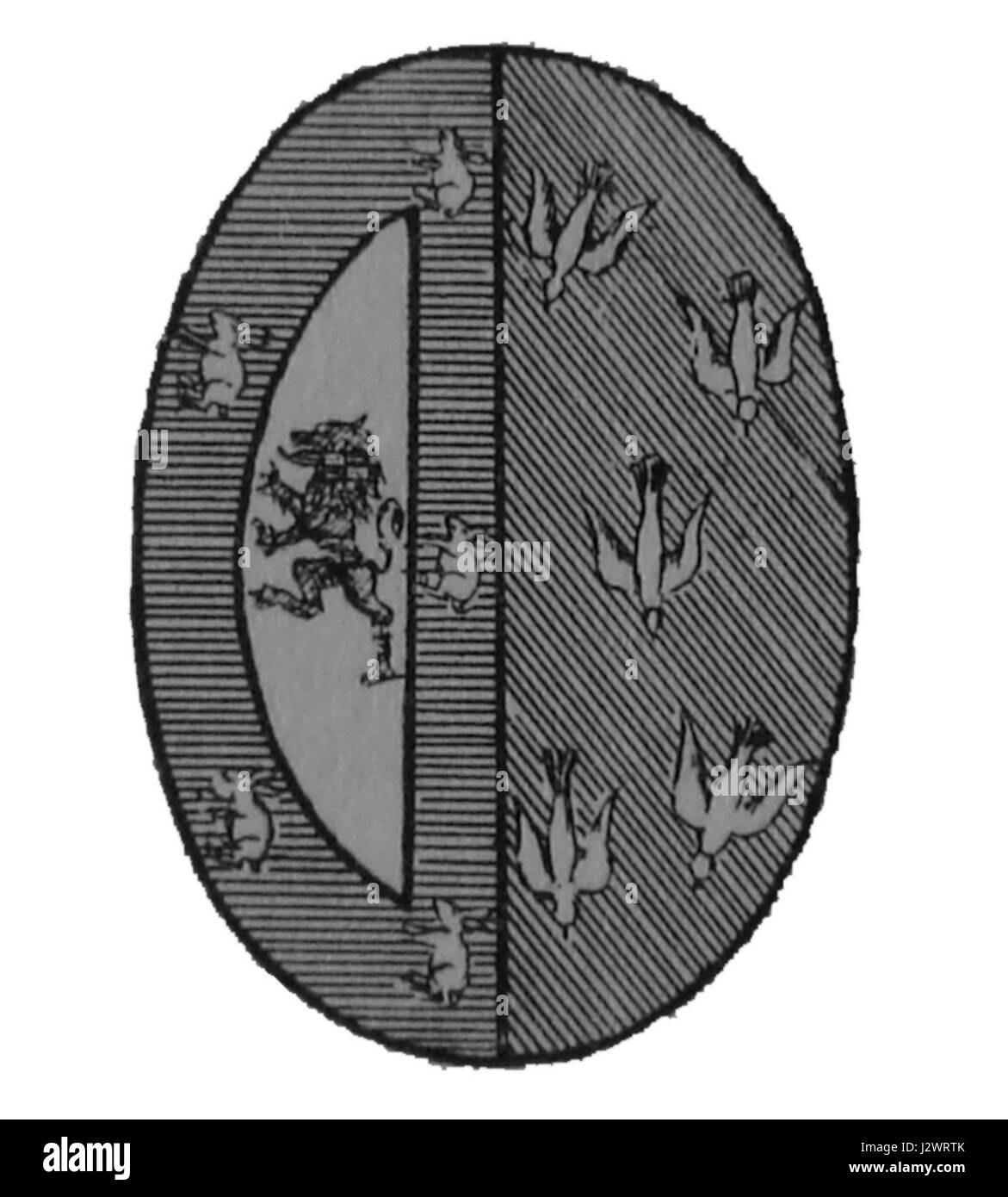 Brasao Dom Romualdo de Seixas Stockfoto