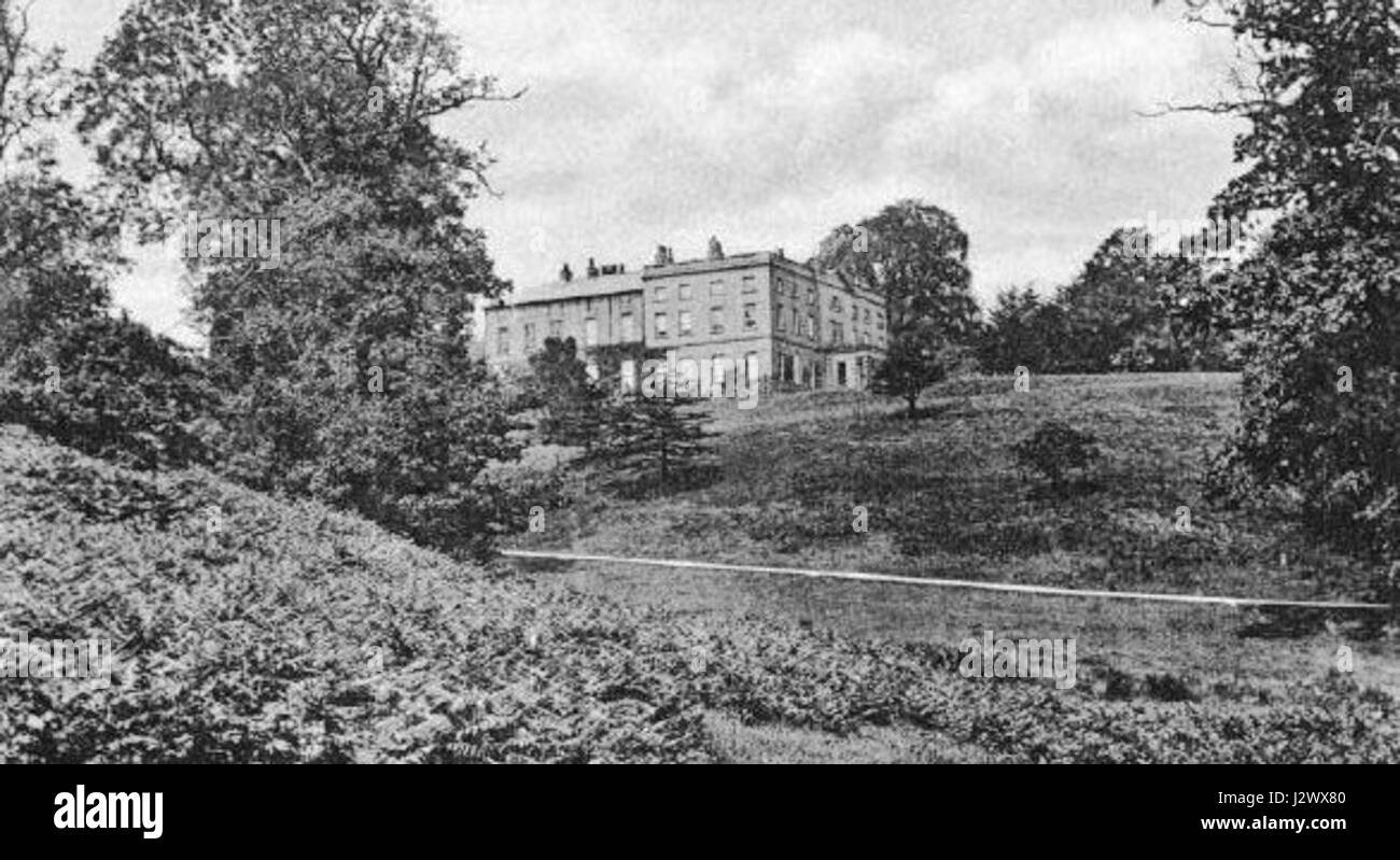 Alderwasley Halle c 1905 Stockfoto