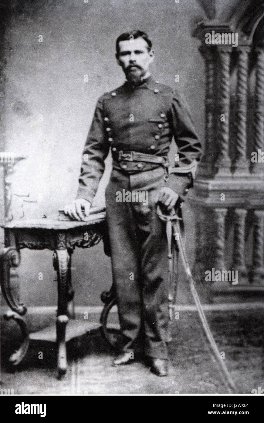 Cazadores a caballo Stockfoto