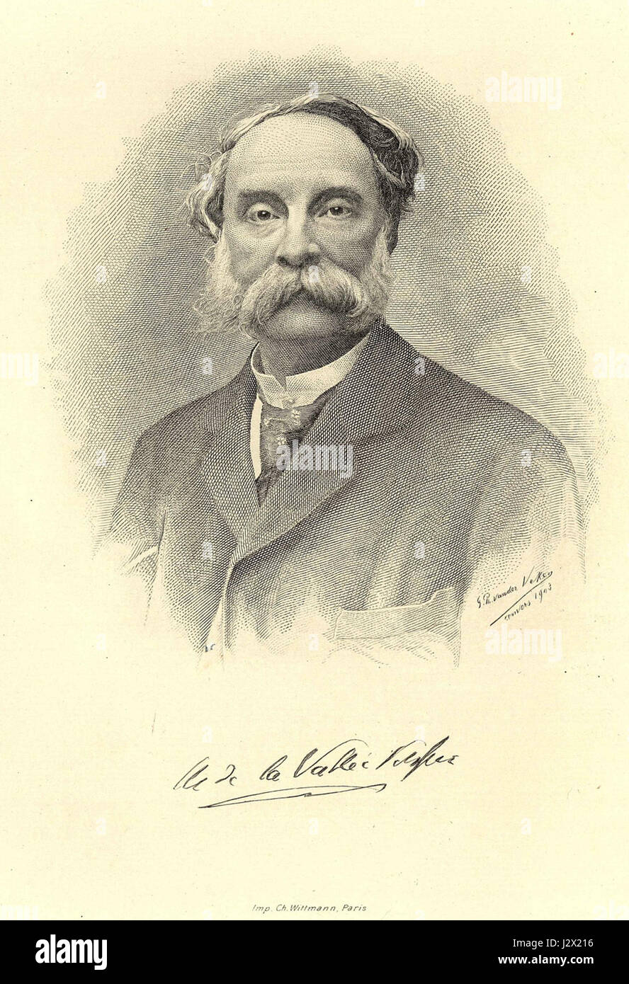 C-L De La Vallée Poussin Stockfoto