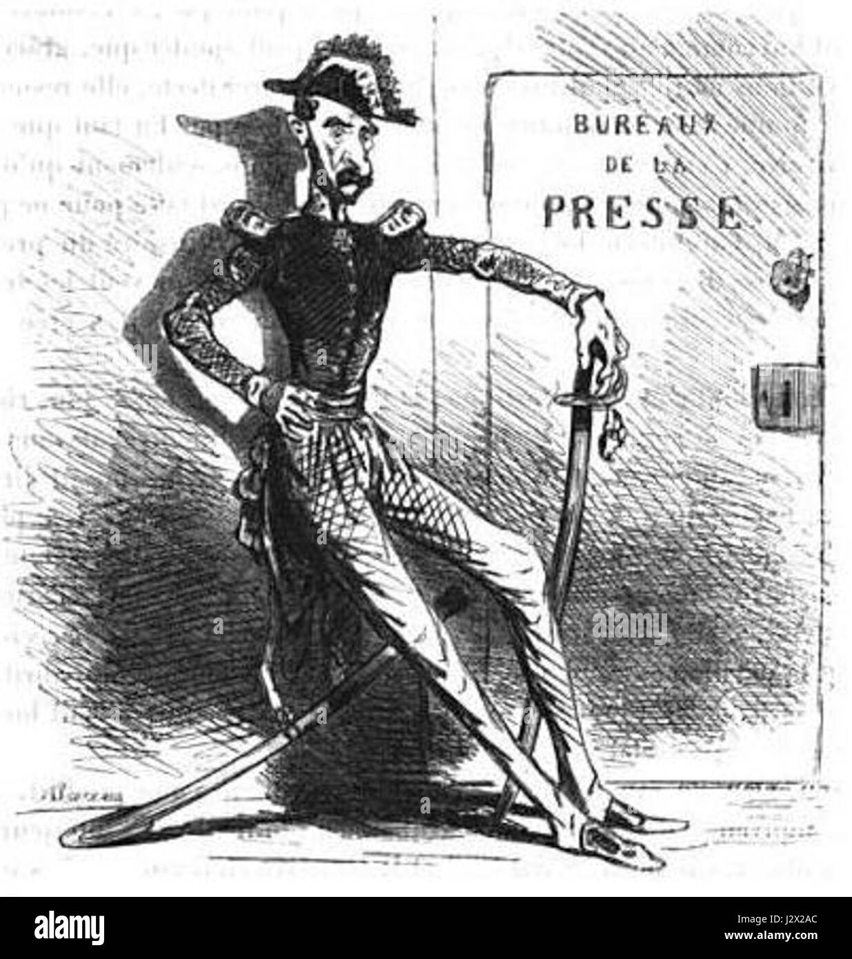 Cavaignac Par Cham Stockfoto