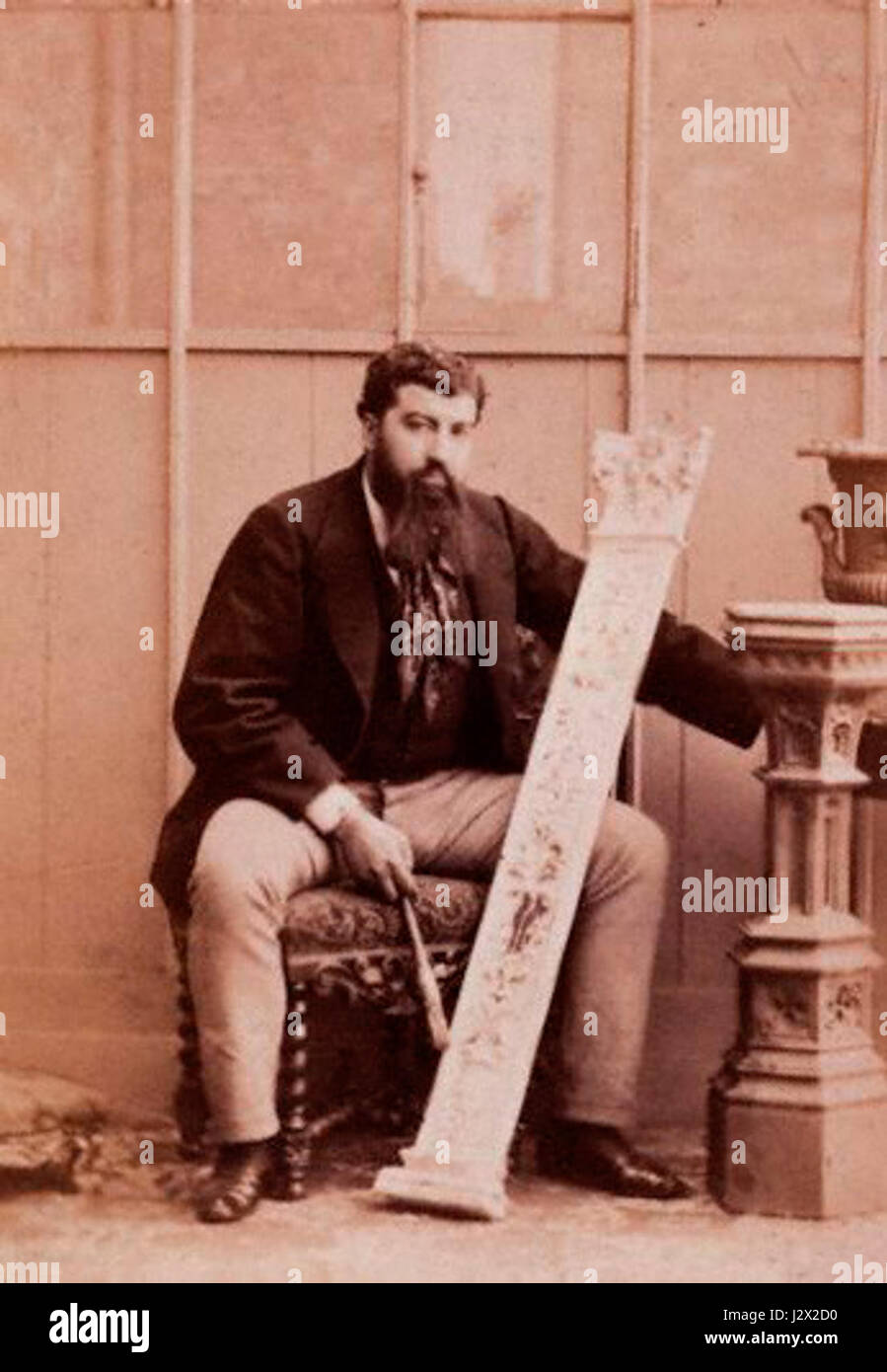 Camille Silvy von Camille Silvy Eiweiss drucken 1860 Stockfoto