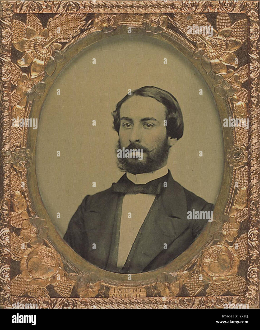 Bernardo Belisario Soares 1860 Stockfoto