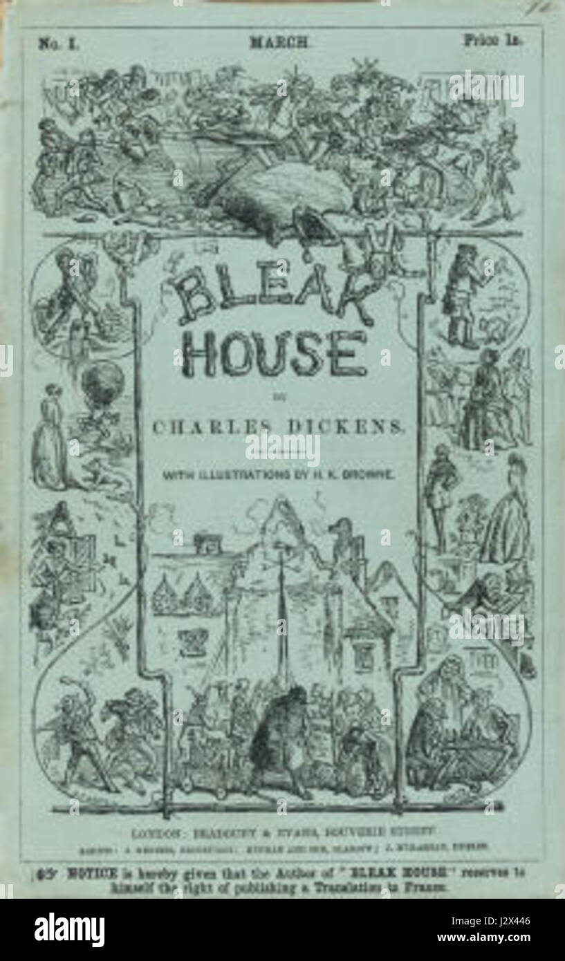Bleakhouse serielle Abdeckung Stockfoto