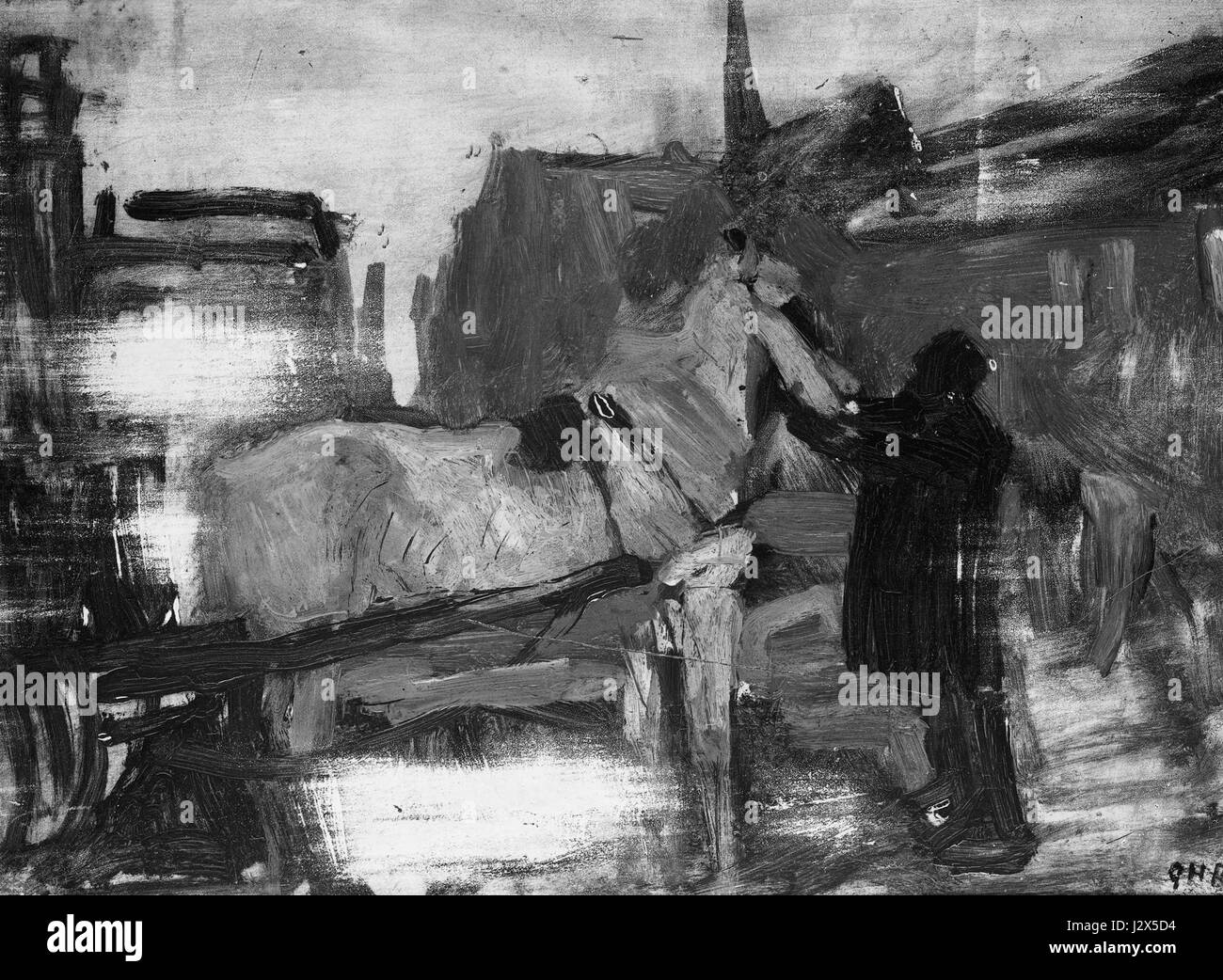 Amsterdams Stadsgezicht. Rijksmuseum SK-A-3544 Stockfoto