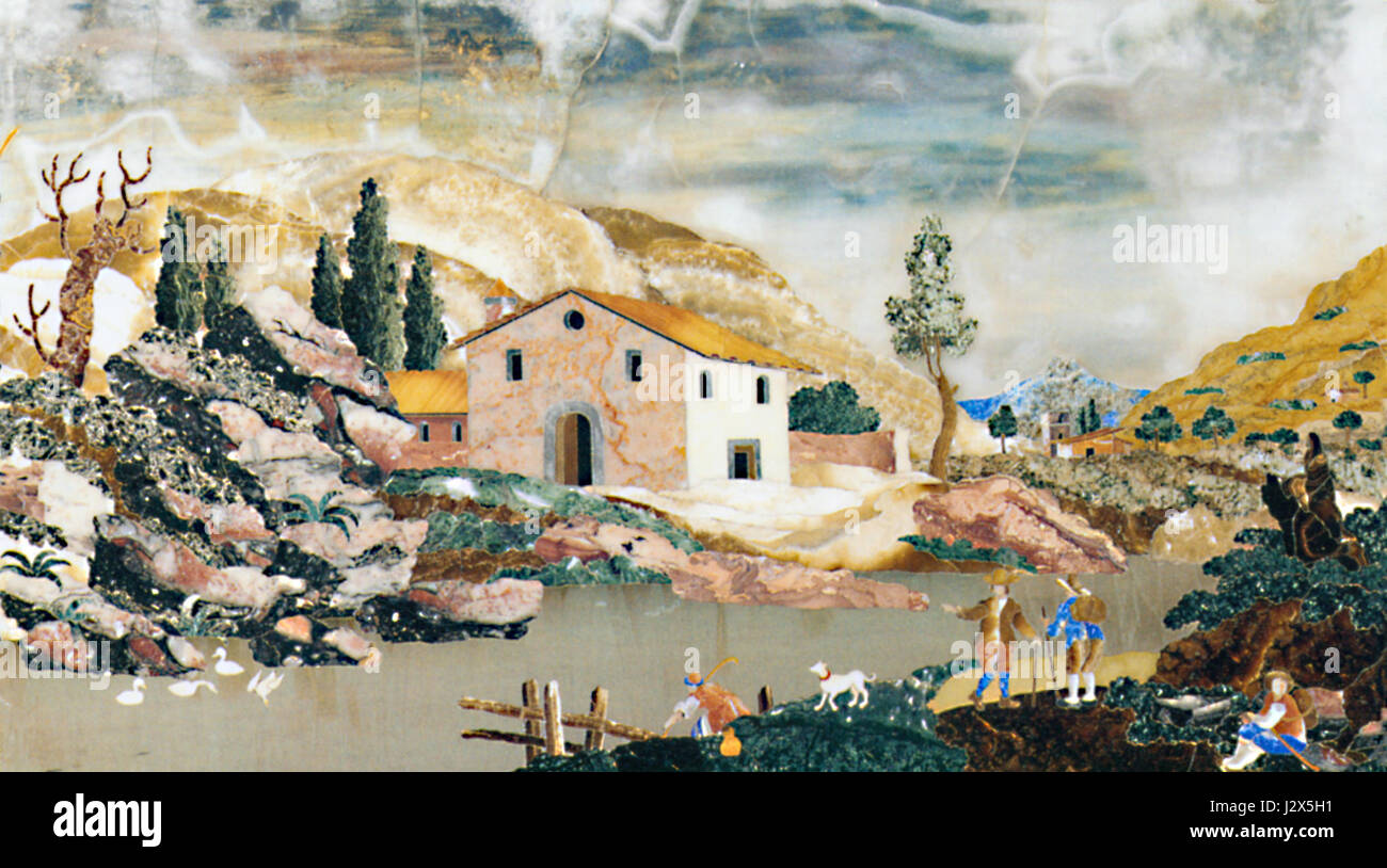 Cappelli Pietra-dura Stockfoto