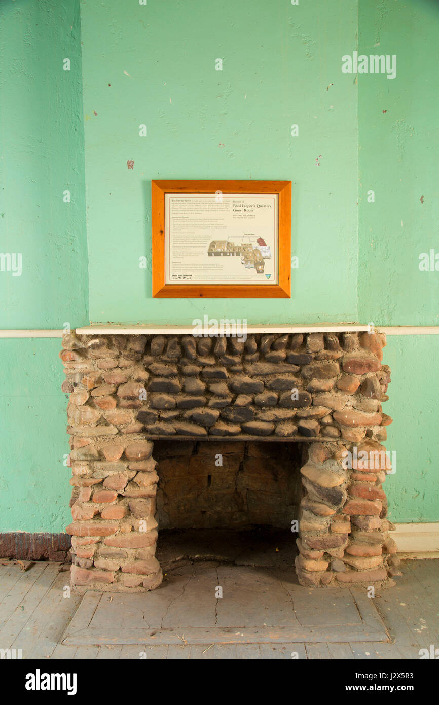 Ranch-zentrale Kamin, Las Cienegas National Conservation Area, Arizona Stockfoto
