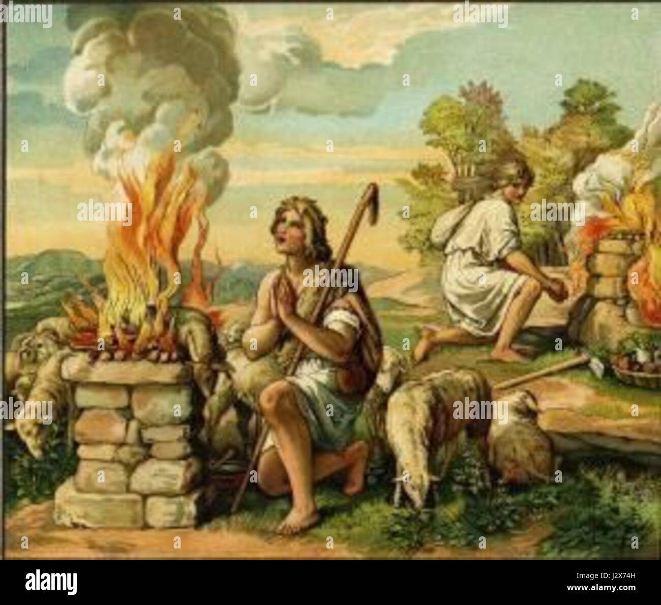 Cain and abel painting Fotos und Bildmaterial in hoher Auflösung Alamy