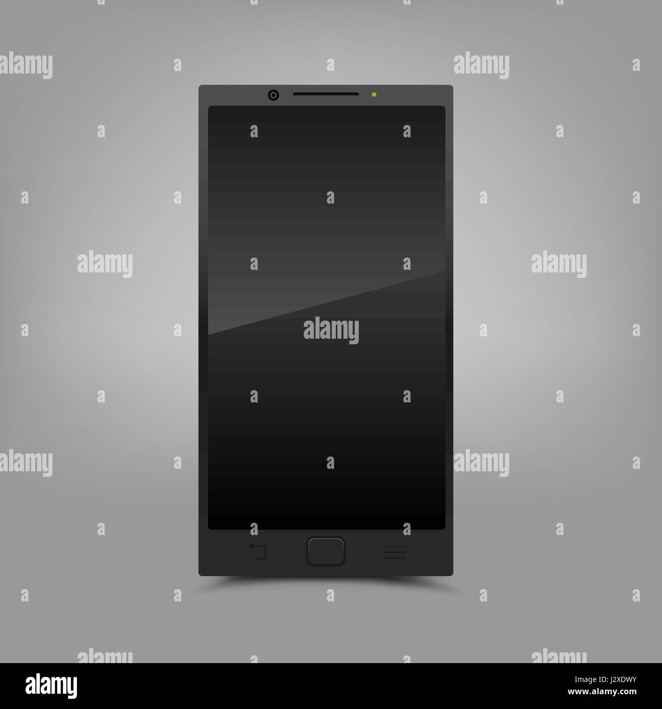 Grau schwarz Smartphone Hintergrund Stock Vektor