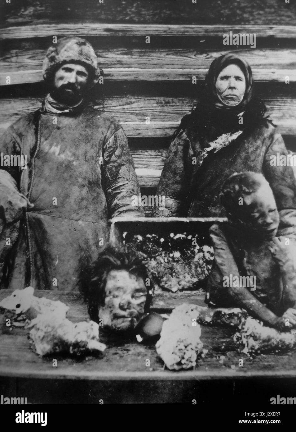 Kannibalismus während russische Hungersnot 1921 Stockfoto