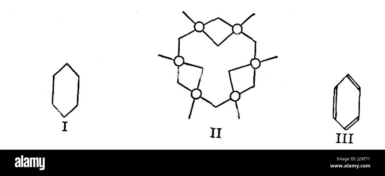 Benzol-1866Bis bezieht sich auf eine Verbindung, die mit Benzol verwandt ist und im 19. Jahrhundert erstmals identifiziert und untersucht wurde. Dieser Verweis könnte sich auf eine spezifische Studie oder chemische Struktur beziehen, die Benzol aus dem Jahr 1866 enthält. Stockfoto