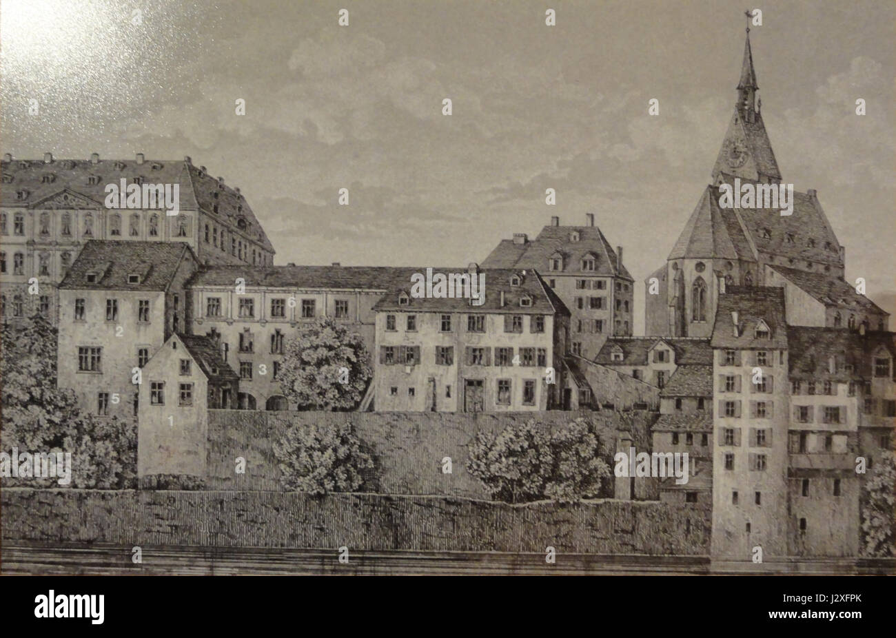 Basel 2012-10-05 Batch 2 (20) stellt eine Sammlung von Kunstwerken und kulturellen Artefakten in Basel, Schweiz, dar und bietet Einblicke in zeitgenössische und historische Kunsttrends. Diese Sammlung spiegelt die Rolle Basels in der globalen Kunstszene wider. Stockfoto