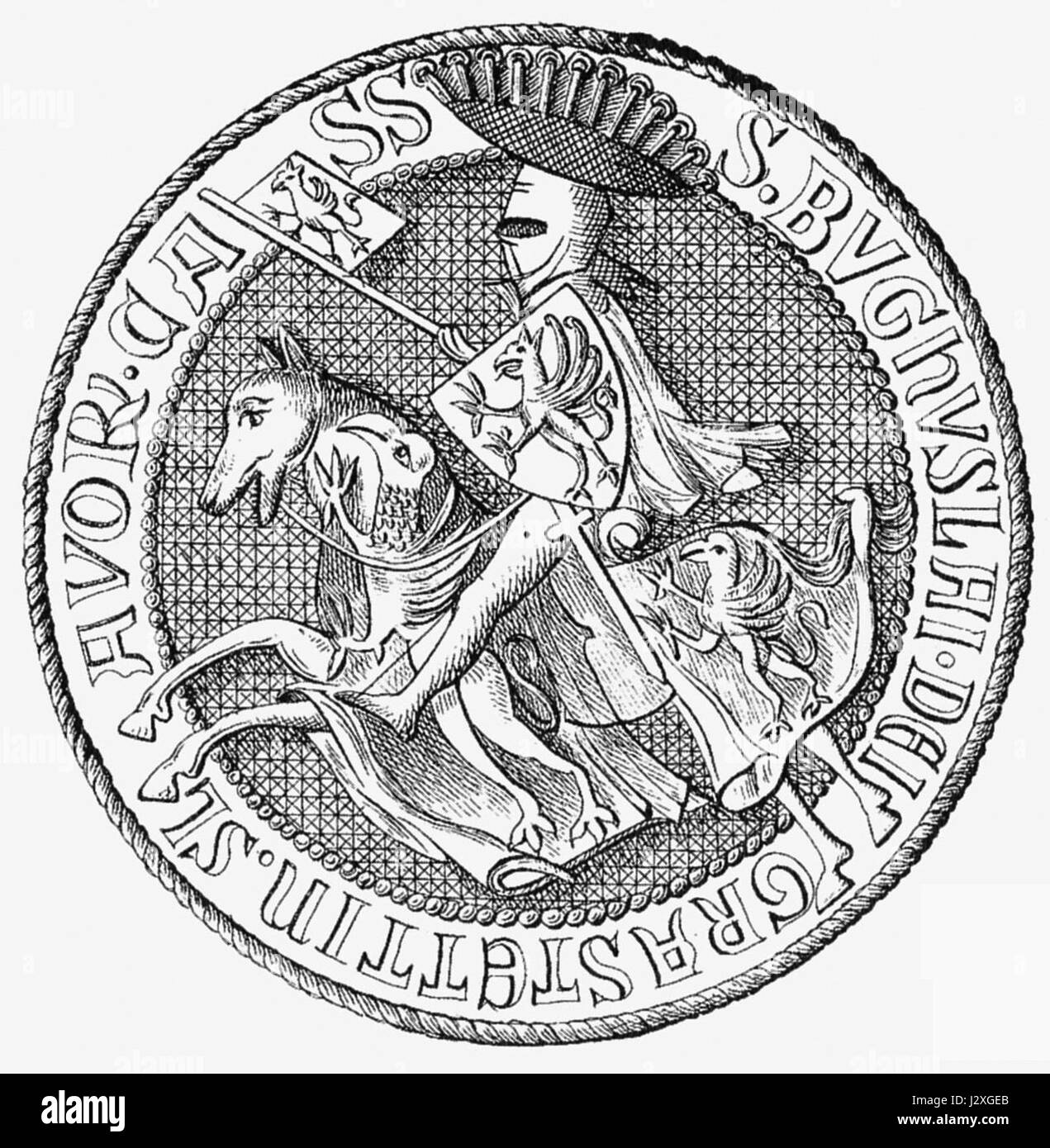 BogislawV.Siegel Stockfoto