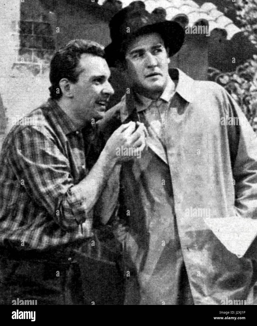 Paolo Ferrari Vittorio Gassman Stockfoto