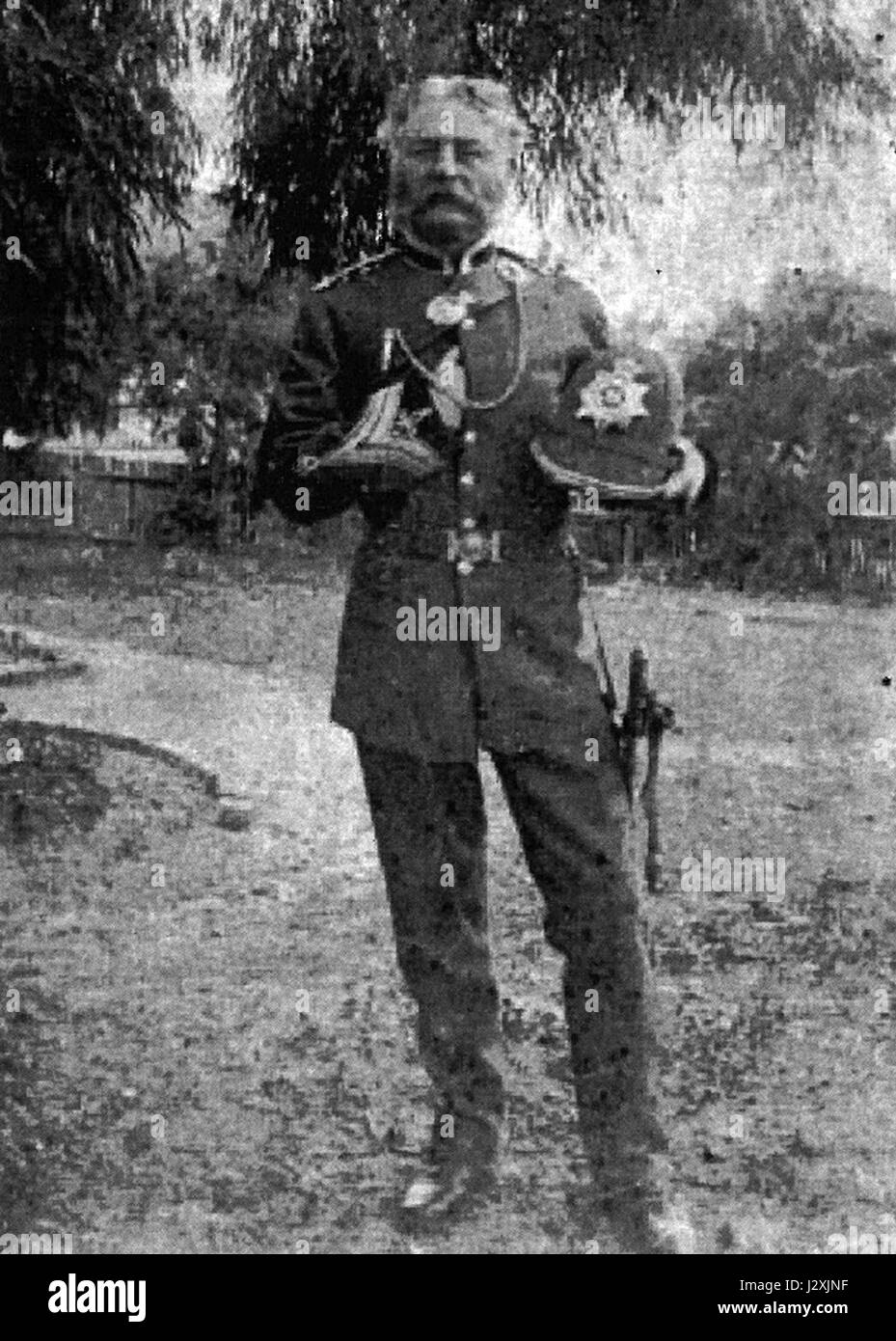 Ein Porträt von Archibald Clunes Innes, gemalt oder fotografiert um 1850, das das Erscheinungsbild und den Stil des Einzelnen aus der Mitte des 19. Jahrhunderts zeigt. Stockfoto