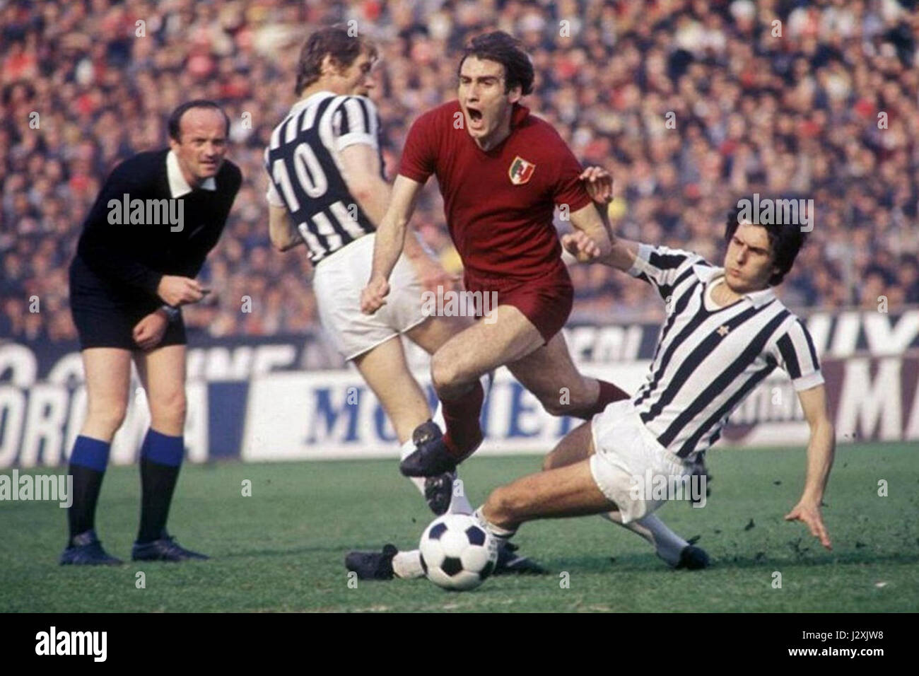Derby di Torino - Serie A 1976-1977 Stockfoto