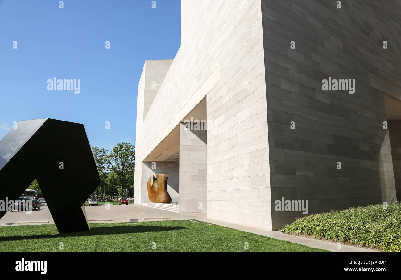 Nationale Galerie der Kunst Ostflügel in Washington, D.C. Stockfoto