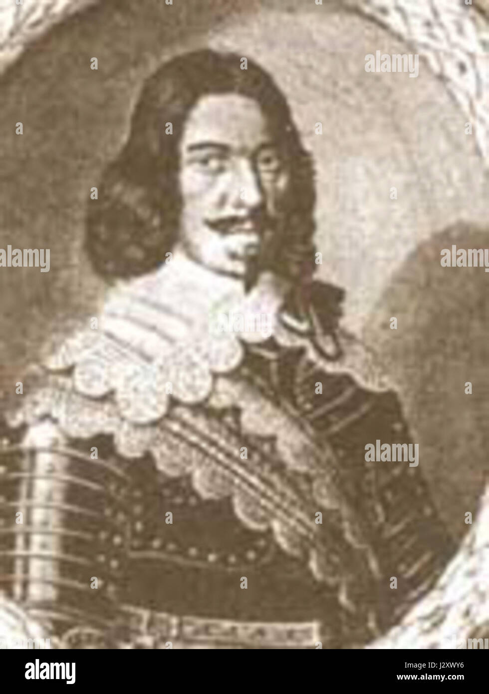 Bernhard von Sachsen war ein deutscher Fürst aus dem Hause Wettin. Er spielte eine wichtige Rolle in der Politik der regionâ und war zu Lebzeiten für seine militärischen und diplomatischen Beiträge bekannt. Stockfoto