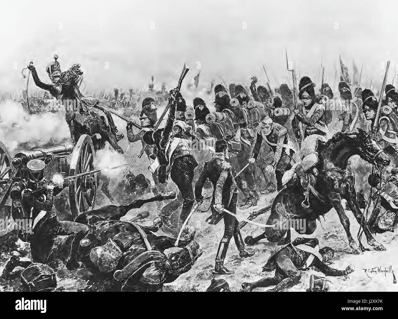 Schlacht von Salamanca 2 Stockfoto