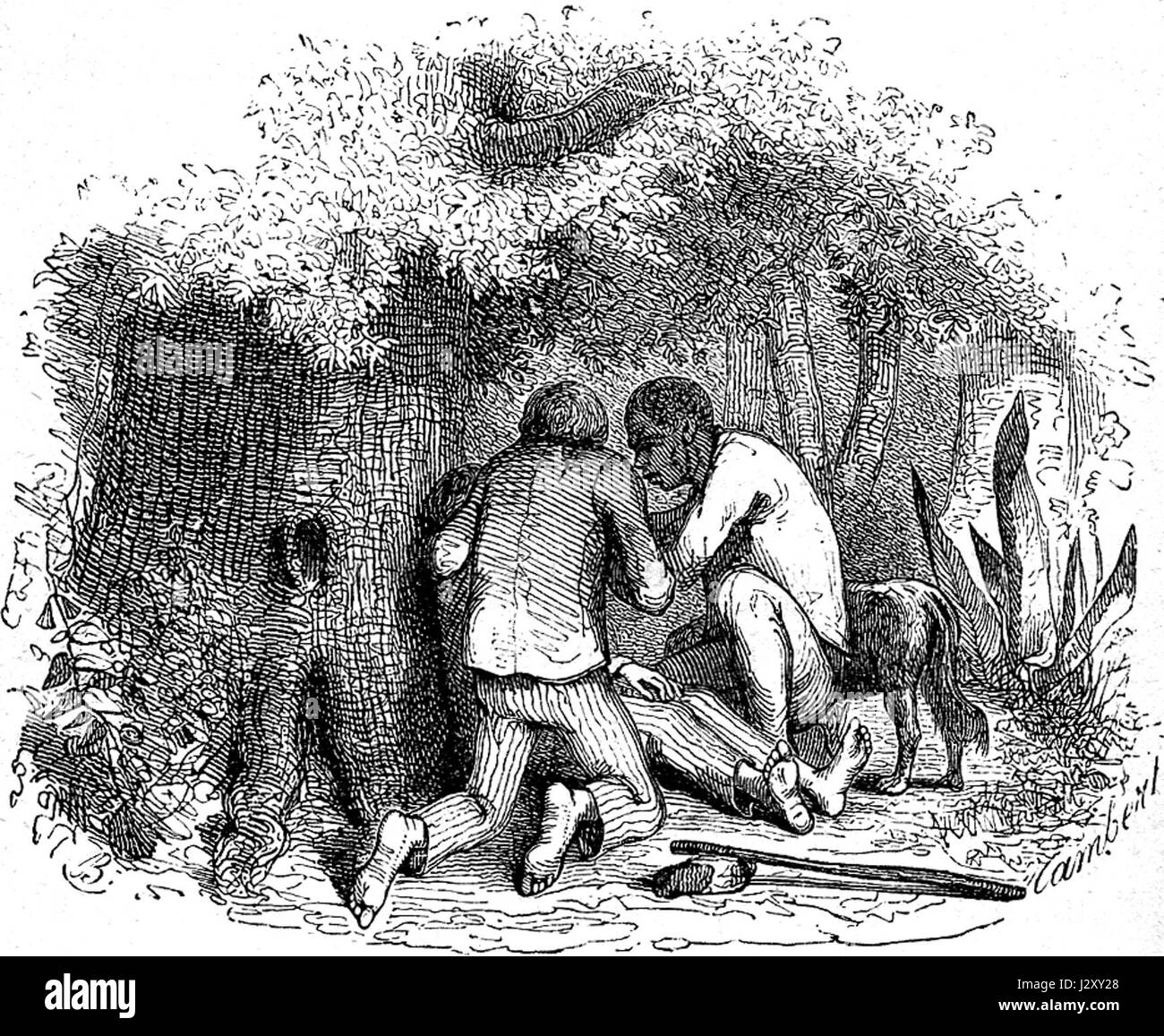 BernardinPaul & Virginie02 Stockfoto