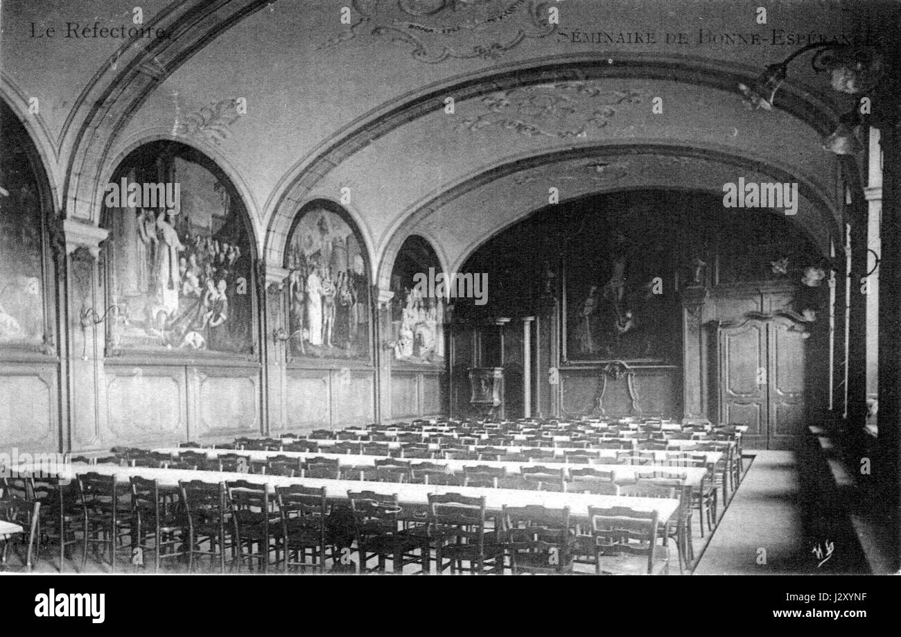 Bonne-Esperance Refectoire ist der Speisesaal des historischen Bonne-Esperance Klosters in Südafrika. Sie hat eine bedeutende historische Bedeutung, die die Kolonialarchitektur des 17. Jahrhunderts und ihre Rolle in der Kapkolonie widerspiegelt. Stockfoto