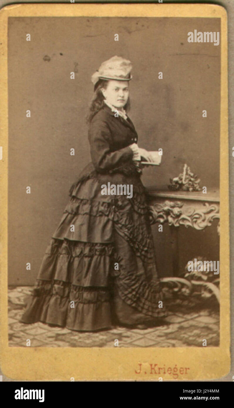 Amalia Krieger ist eine historische Figur, obwohl spezifische Details zu ihren Beiträgen oder Hintergründen aus dem Titel unklar sind. Stockfoto