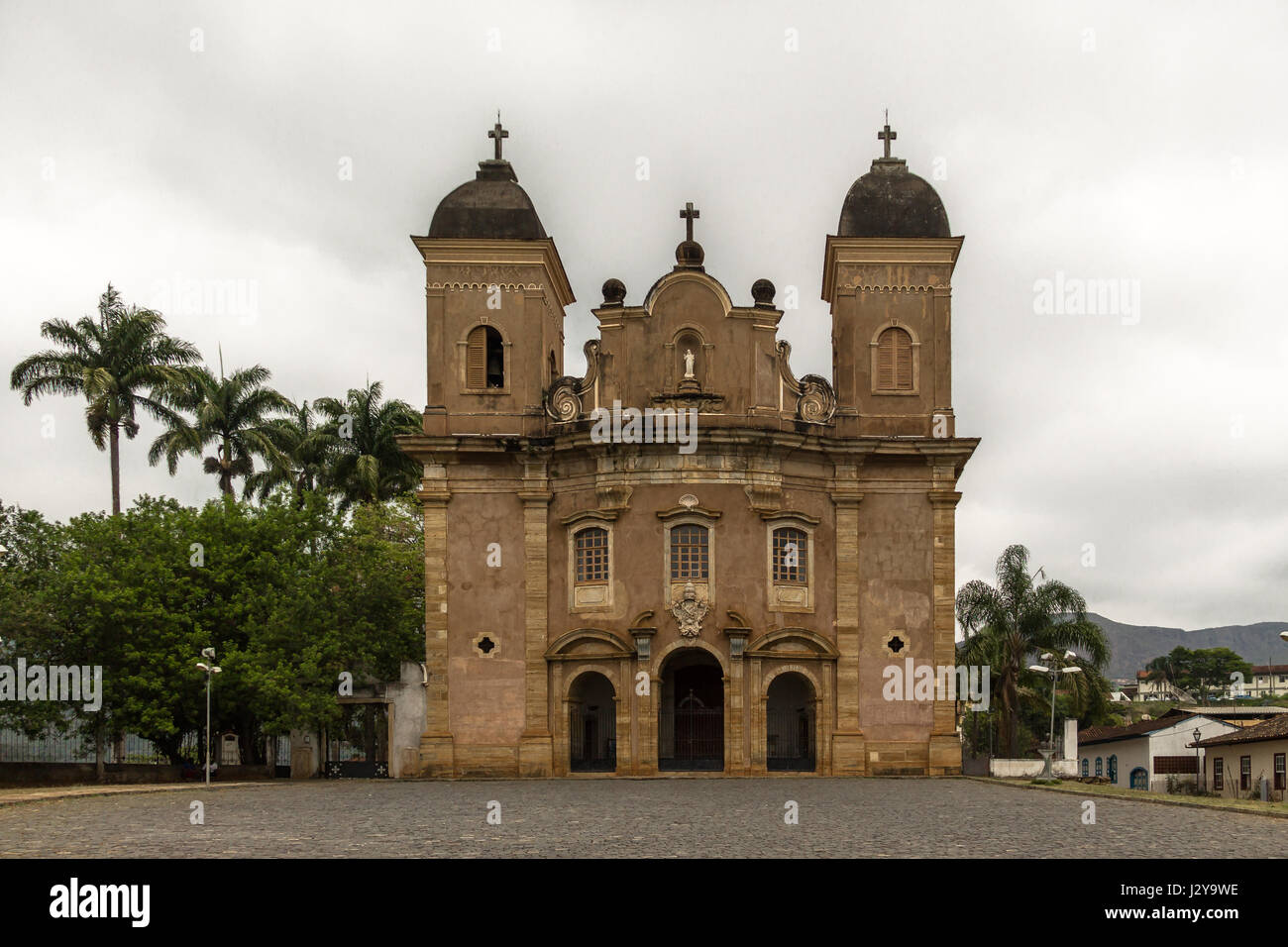 Sao Pedro Dos Clerigos Kirche - Marianen, Minas Gerais, Brasilien Stockfoto