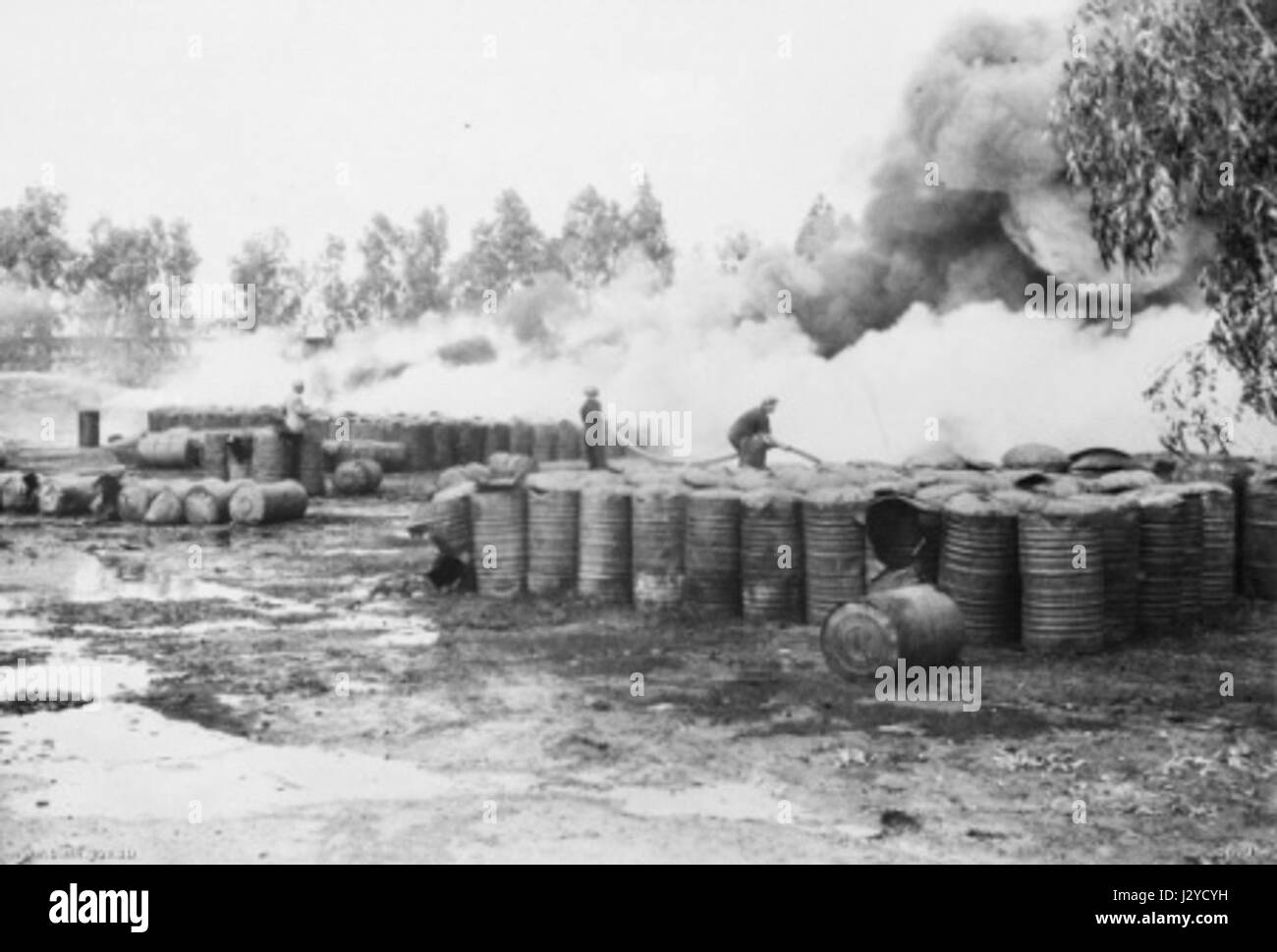 Bombardierung von Haifa 2 Stockfoto