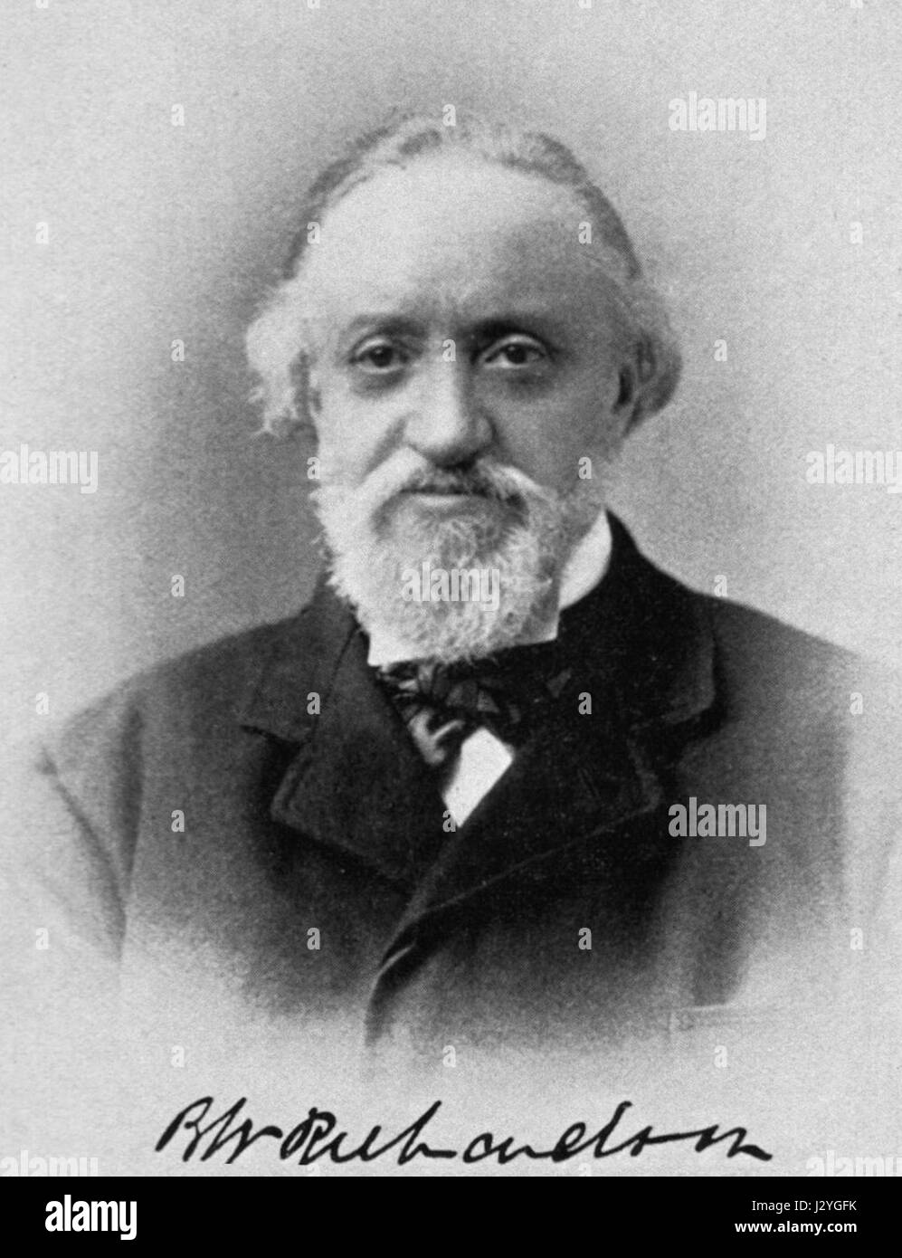 Benjamin Ward Richardson war ein britischer Arzt und medizinischer Schriftsteller, der für seine Beiträge zur medizinischen Wissenschaft im 19. Jahrhundert bekannt war. Er veröffentlichte Arbeiten zu Themen wie Hygiene, öffentliche Gesundheit und Atemwegserkrankungen und vertiefte das Wissen in diesen Bereichen während seiner Zeit. Stockfoto