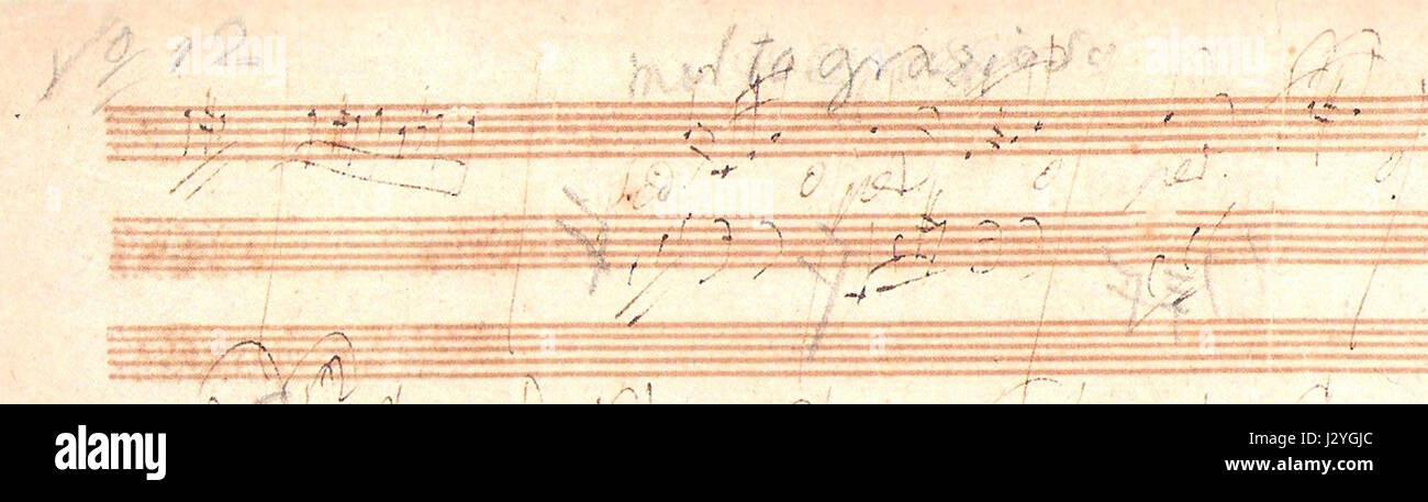 Beethoven BH 116 Detail Stockfoto Beethoven BH 116 Detail Stockfoto