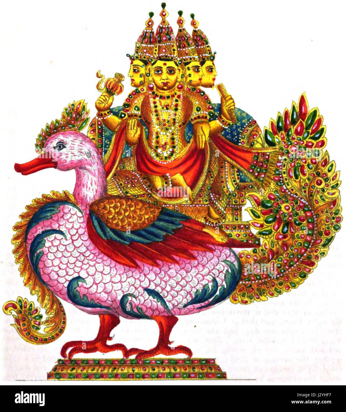 Brahma-deva Stockfoto