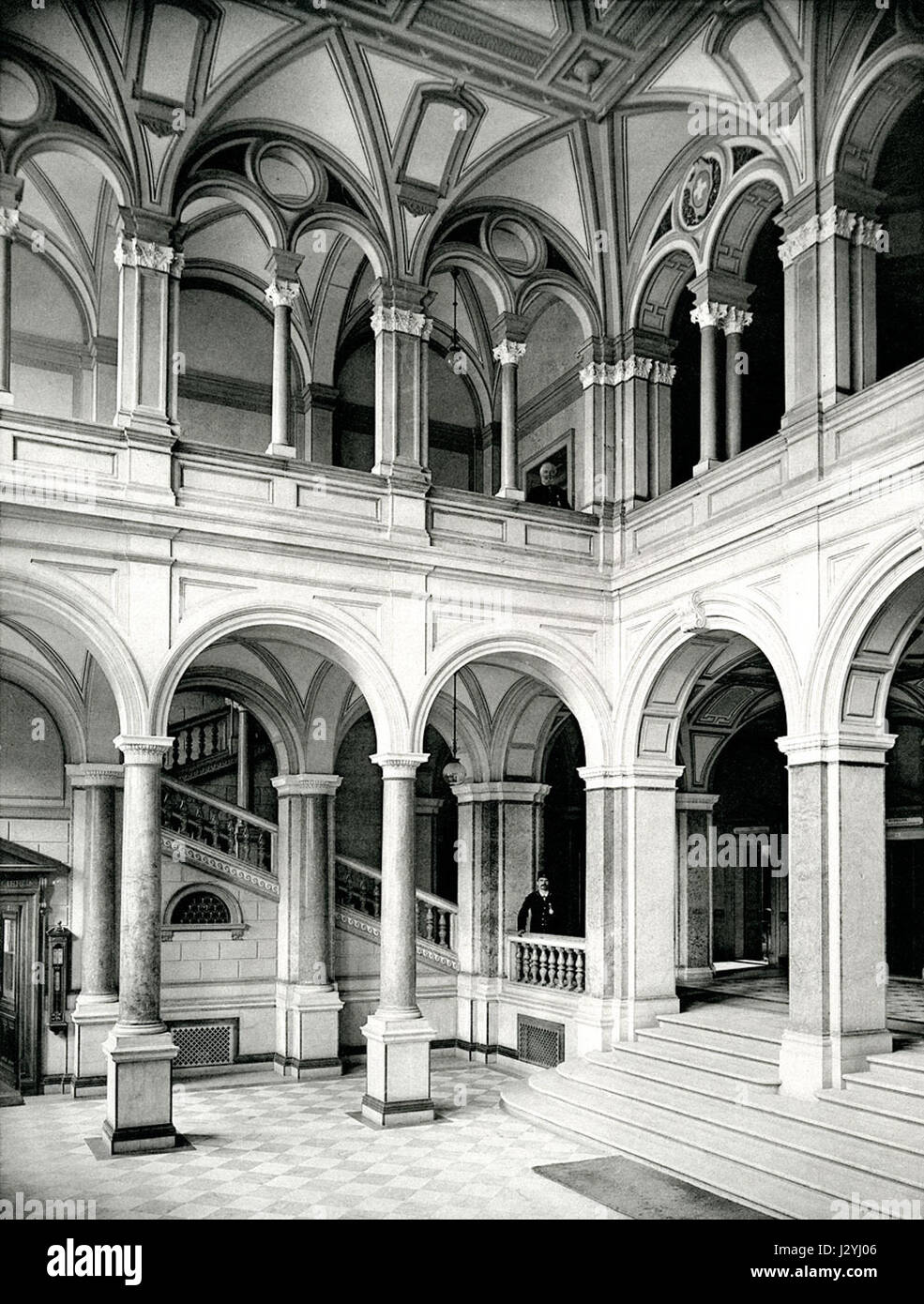 Bundeshaus-Ostbau Eingangshalle Stockfoto