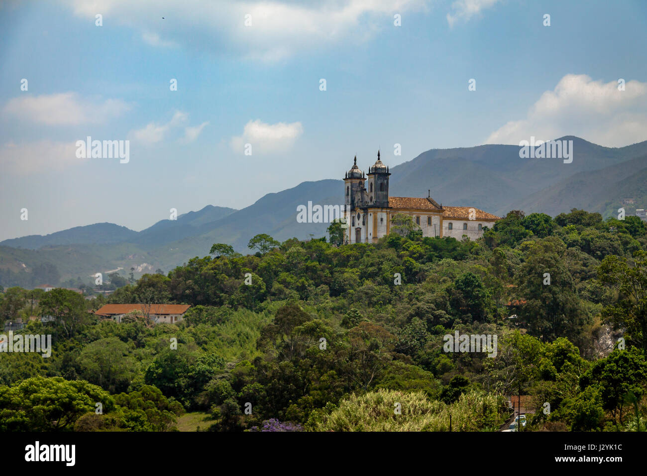 Sao Francisco de Paula Kirche - Ouro Preto, Minas Gerais, Brasilien Stockfoto
