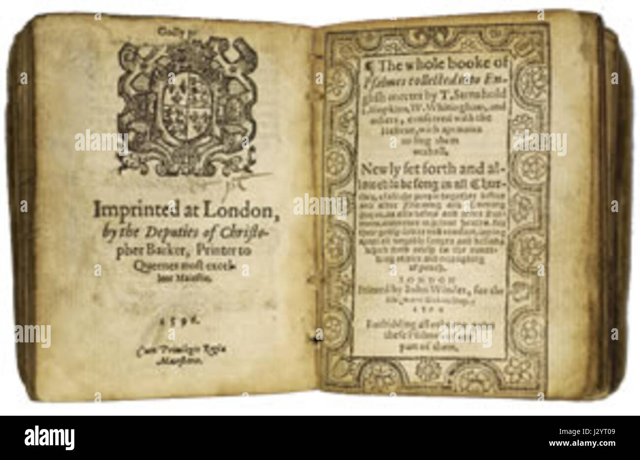 Die 1596 erschienene Ausgabe des Book of Common Prayer war ein bedeutender Text in der anglikanischen Tradition, der für den öffentlichen Gottesdienst und das Gebet in der Church of England verwendet wurde. Stockfoto Die 1596 erschienene Ausgabe des Book of Common Prayer war ein bedeutender Text in der anglikanischen Tradition, der für den öffentlichen Gottesdienst und das Gebet in der Church of England verwendet wurde. Stockfoto