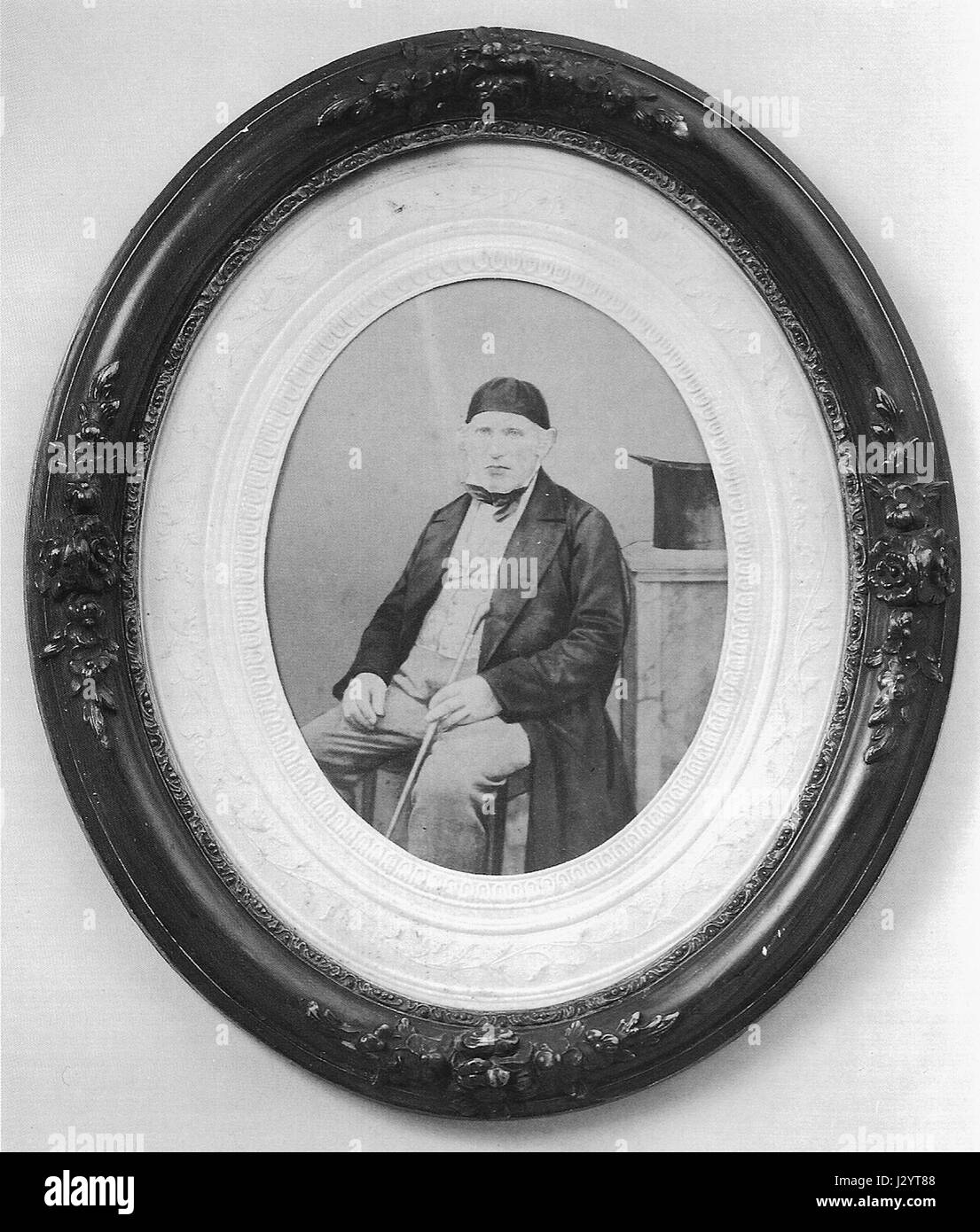 Dies bezieht sich wahrscheinlich auf ein Kunstwerk oder Foto von Christian Kauffmann, das auf Salzpapier (Salzpapier) entstand, einem fotografischen Verfahren des 19. Jahrhunderts. Stockfoto