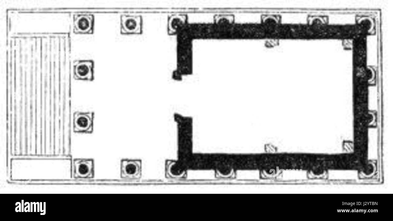 Cella Tempel der Fortuna Virilis Stockfotografie Alamy