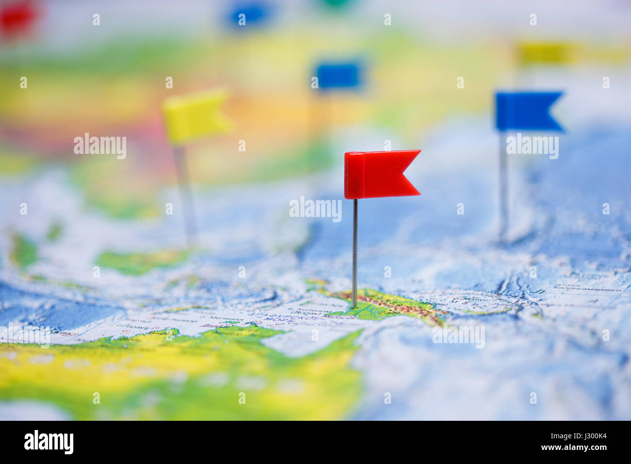 Tour Guide Flagge mit Stab, Köln, Nordrhein-Westfalen, Deutschland  Stockfotografie - Alamy