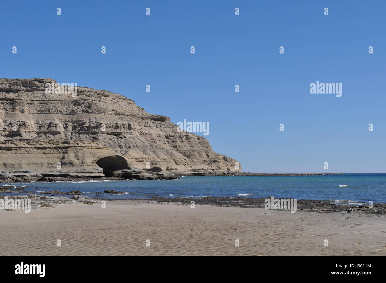 Puerto Piramides, Chubut, Argentinien Stockfoto