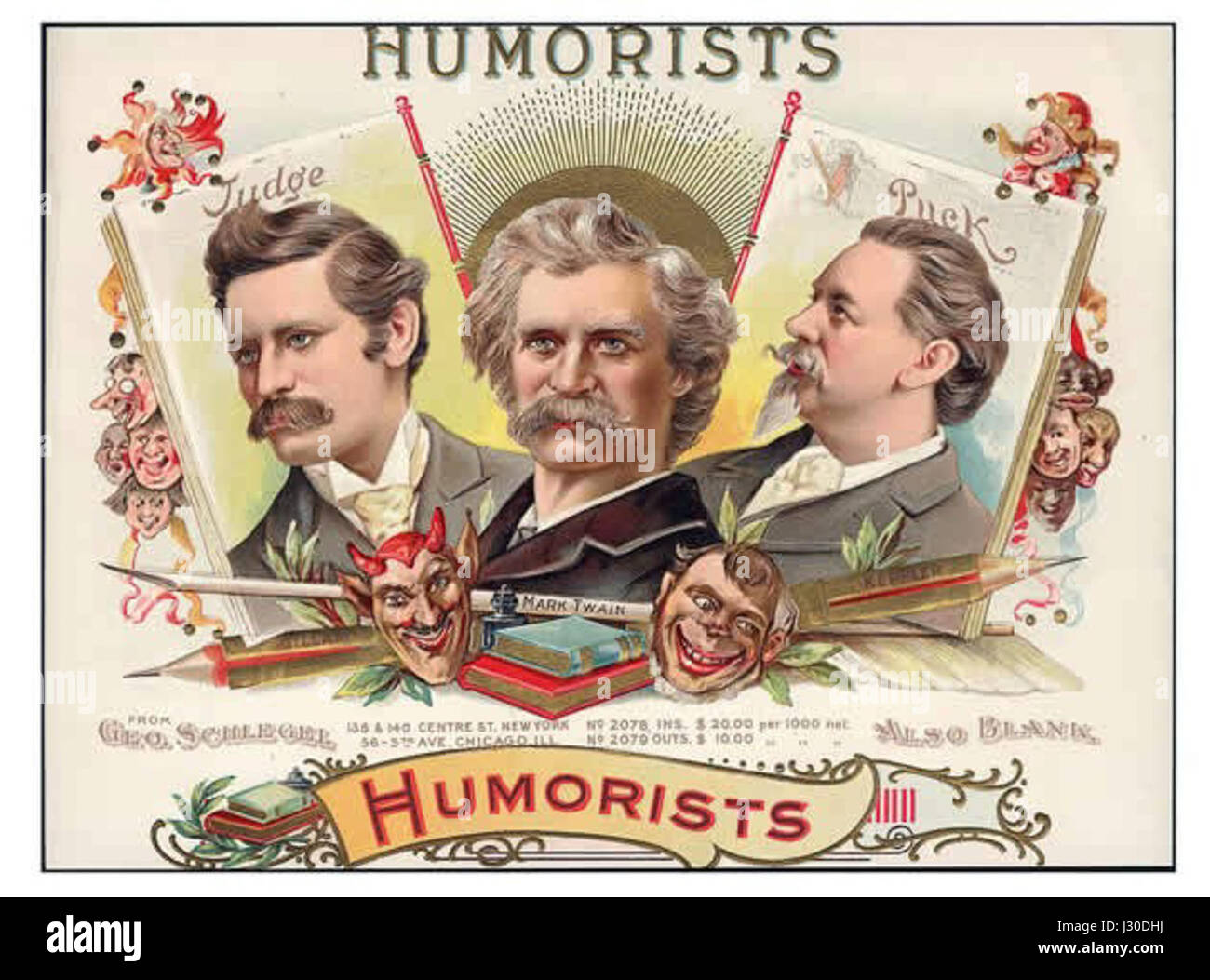 Ein Verweis auf Bernard Gillam, der sich wahrscheinlich auf seine Beiträge zu Kunst oder politischen Cartoons konzentriert, angesichts seines historischen Kontextes. Stockfoto