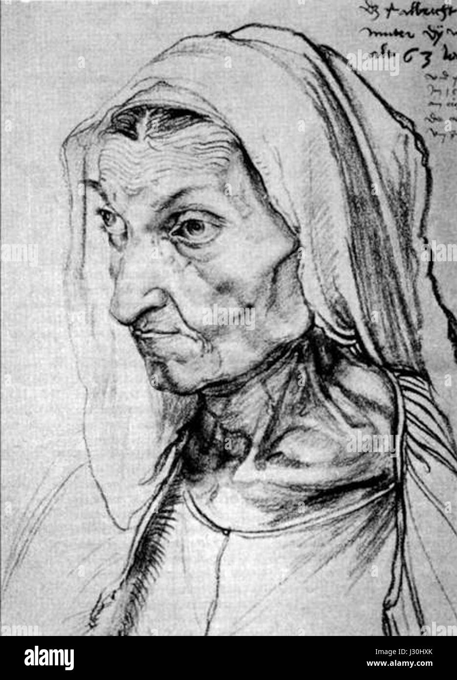 Albrecht DÃ¼rer Kopftuch Stockfoto