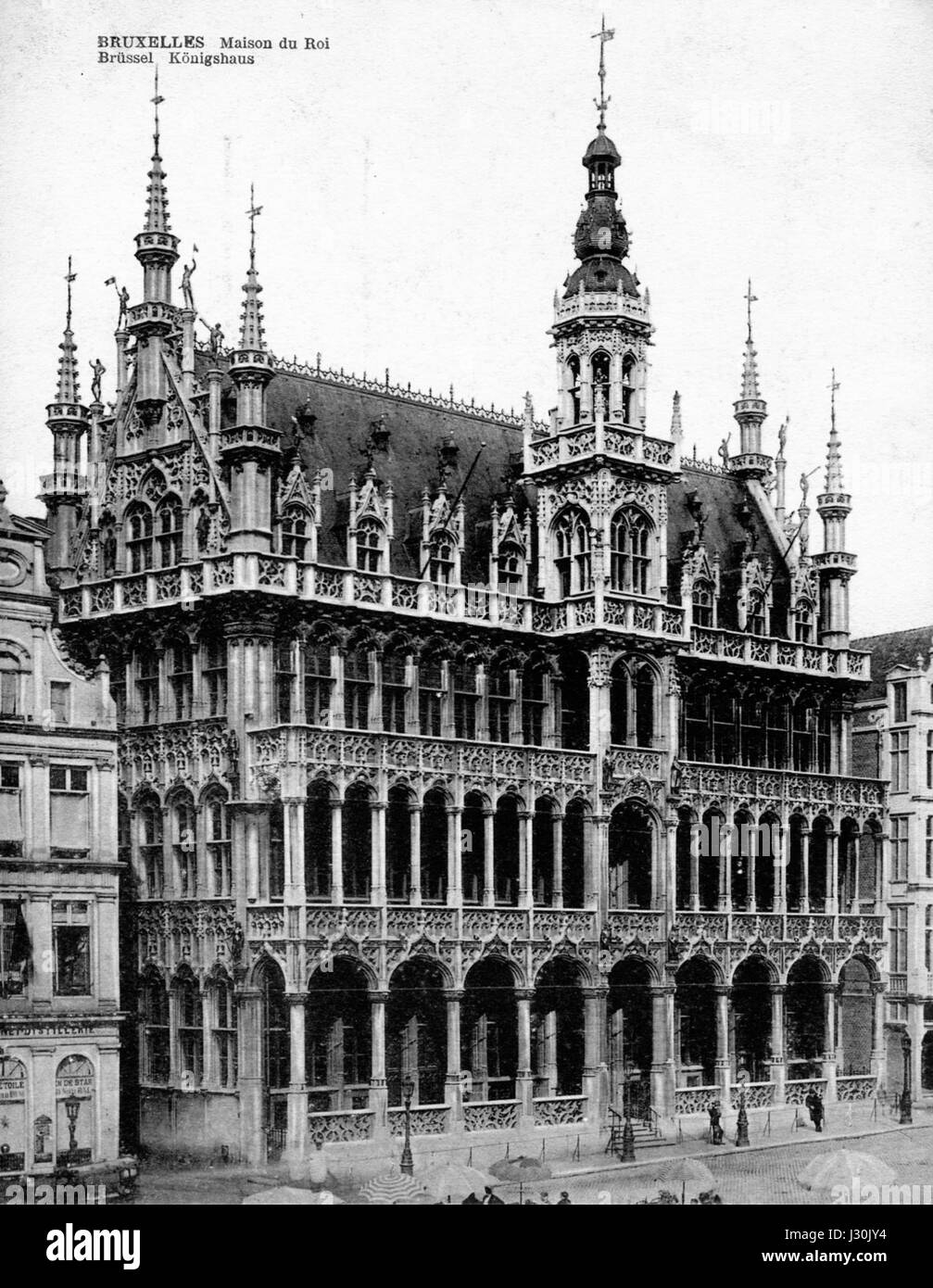 BRUXELLES Maison du Roi Stockfoto