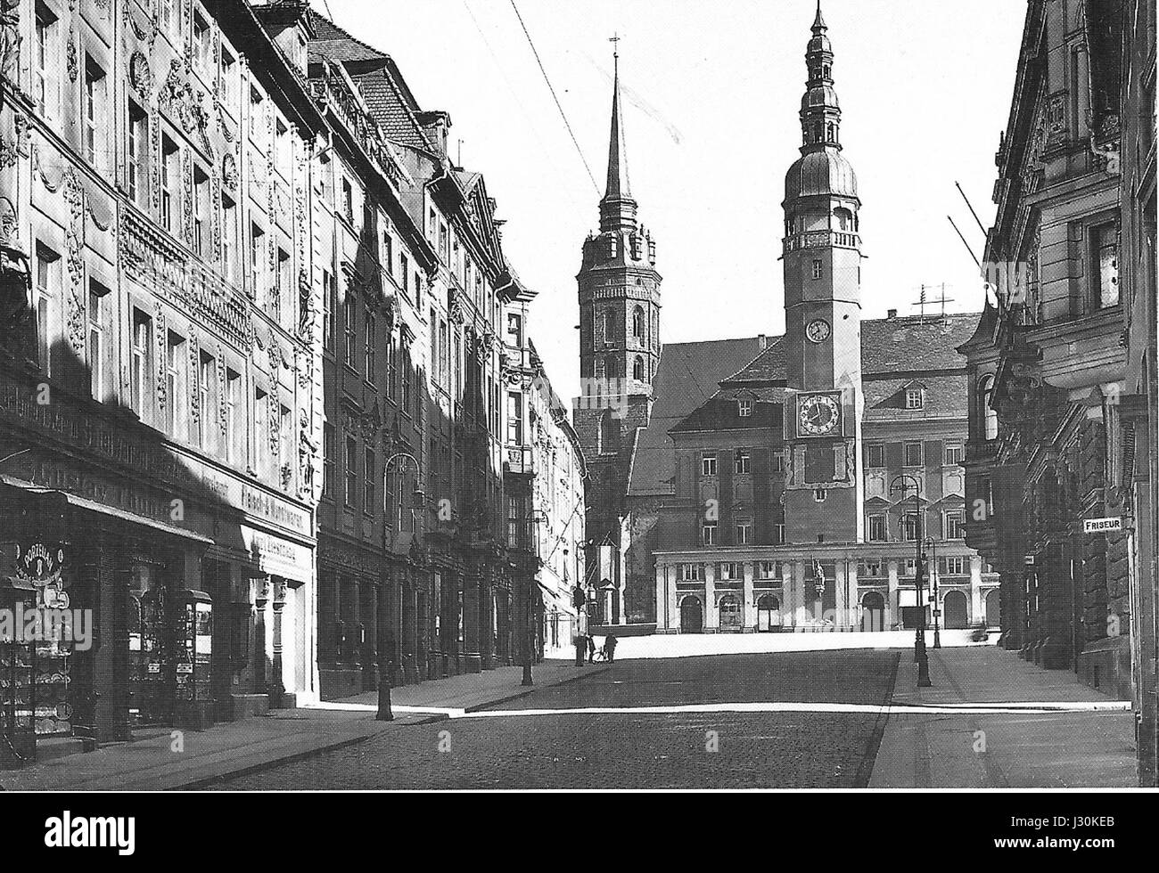 Bautzen Rathaus um 1900 Stockfoto
