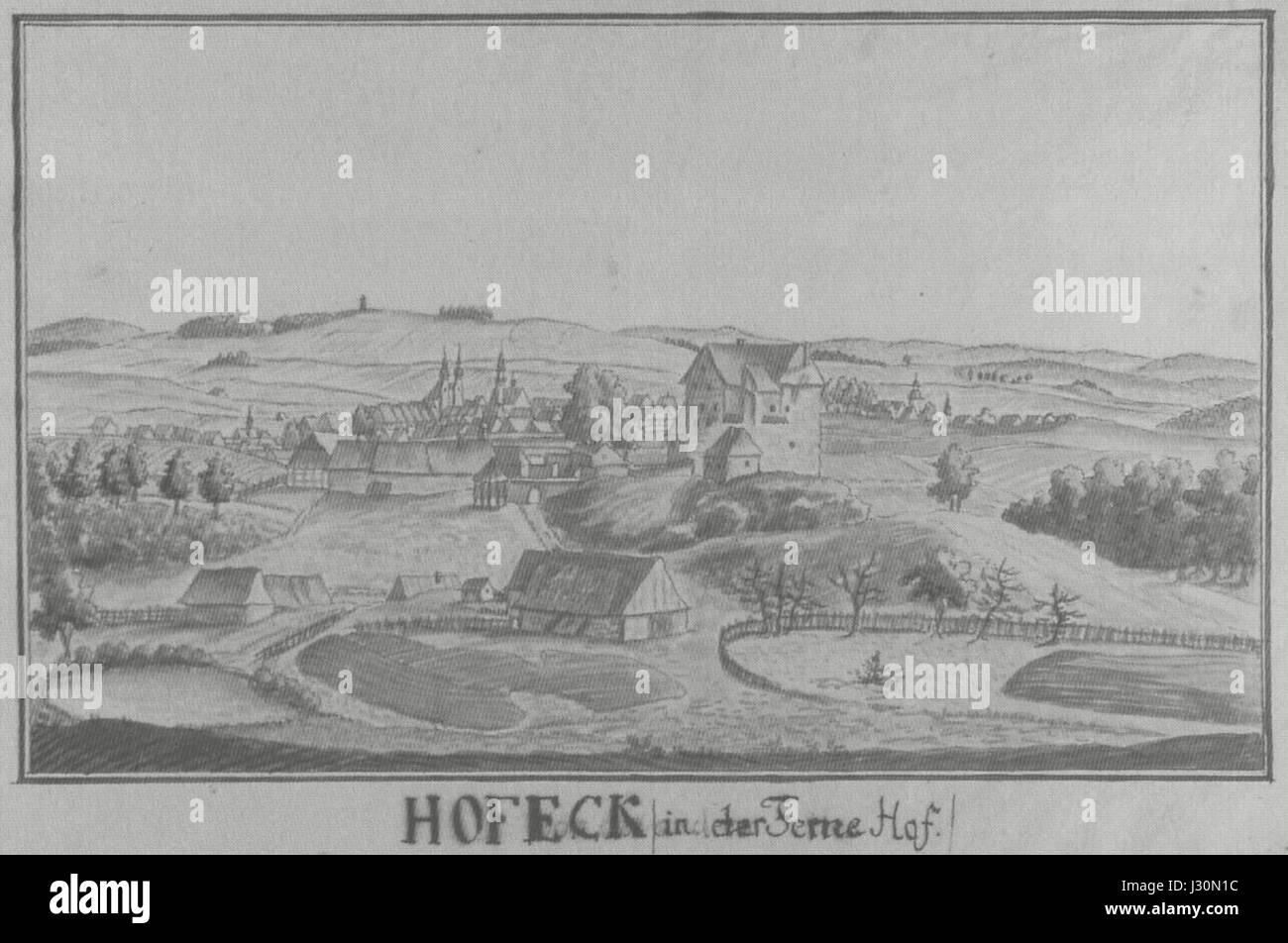 BurgHofeck Stockfoto