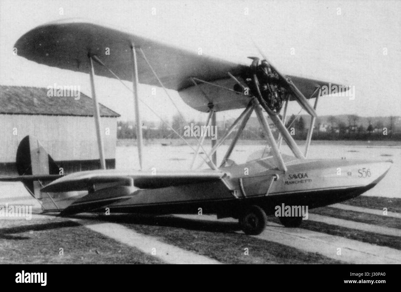 Savoia-Marchetti S.56 Stockfoto